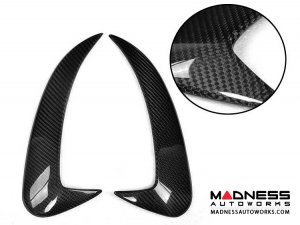 Mercedes-Benz C-Class W205 Sport AMG Rear Bumper Fins - Carbon Fiber Mercedes-Benz C-Class W205 Sport AMG Rear Bumper Fins - Carbon Fiber